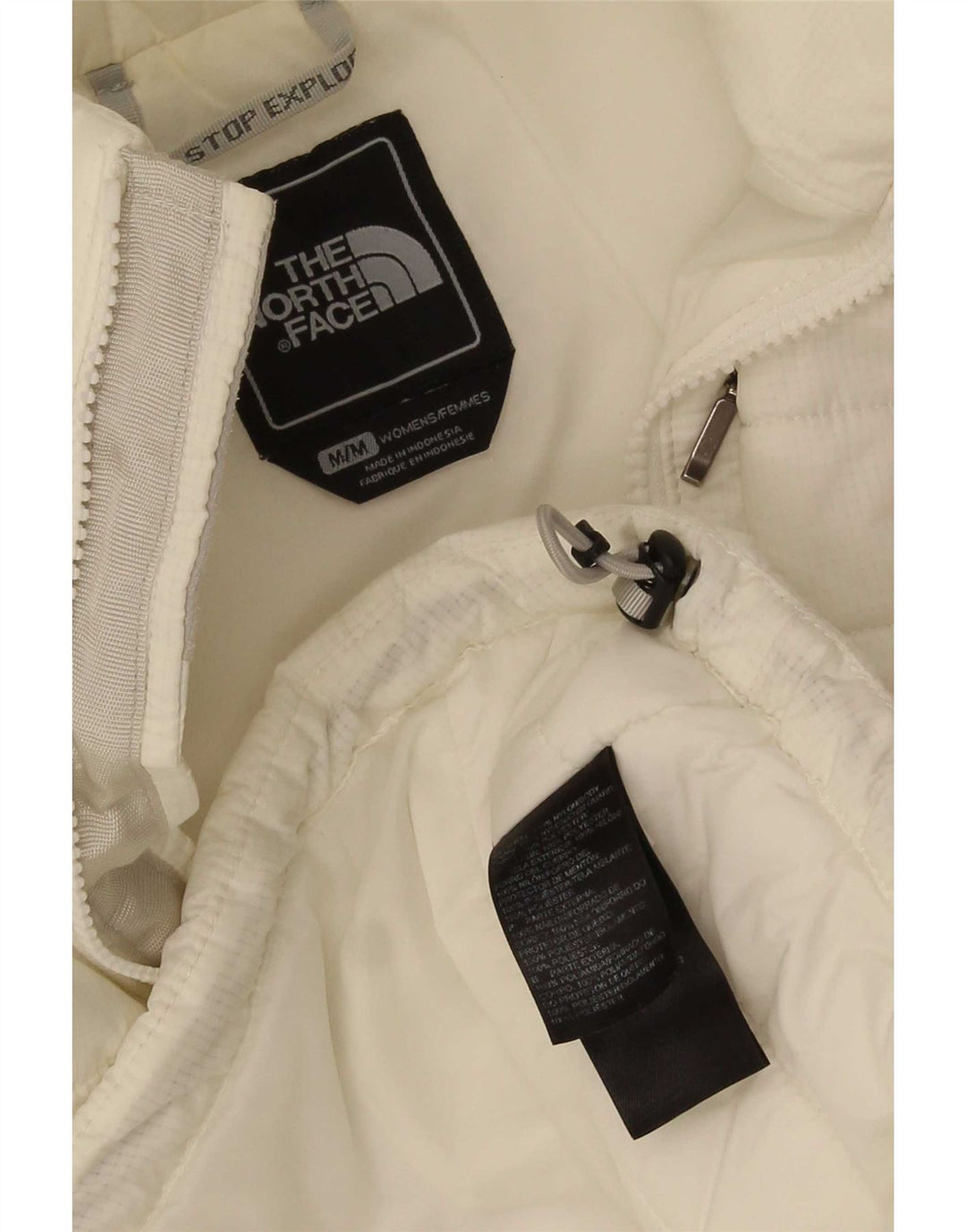 The North Face Ženska podstavljena jakna UK 14 Srednji bijeli poliester
