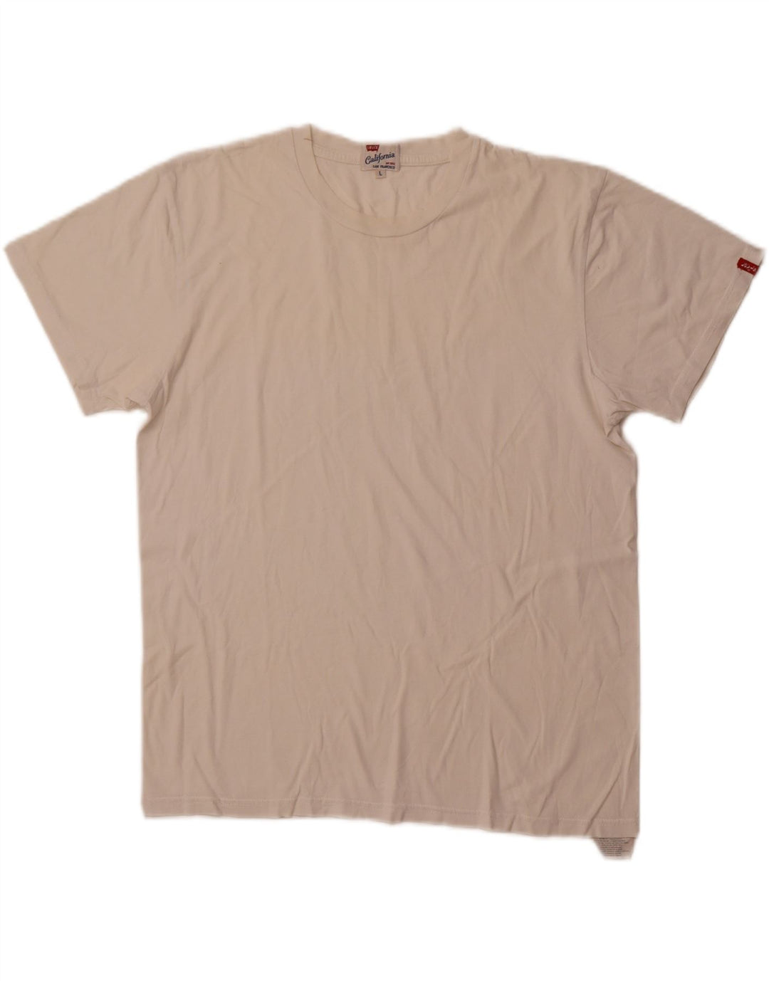 Levi's ženska majica kratkih rukava UK 16 Veliki bijeli pamuk