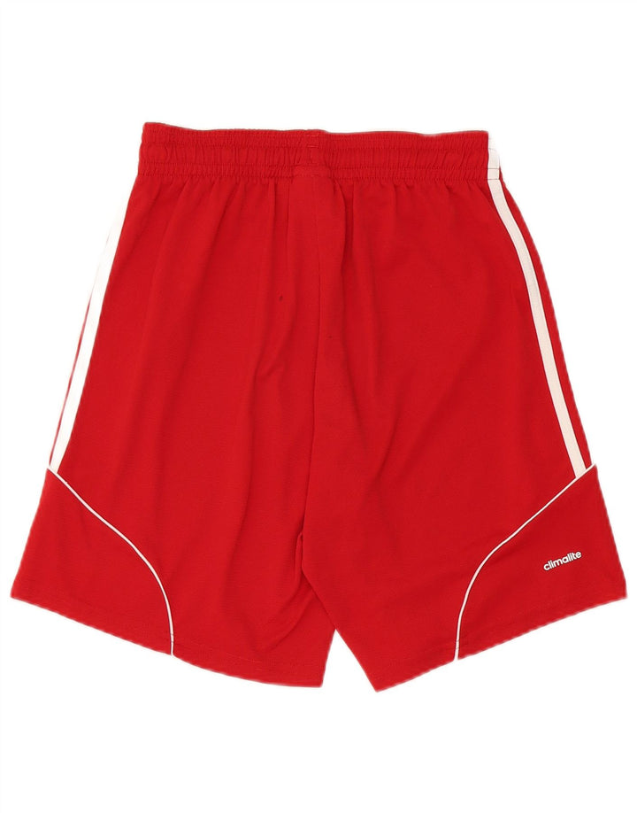 Adidas muške sportske kratke hlače Climalite male crvene boje od poliestera