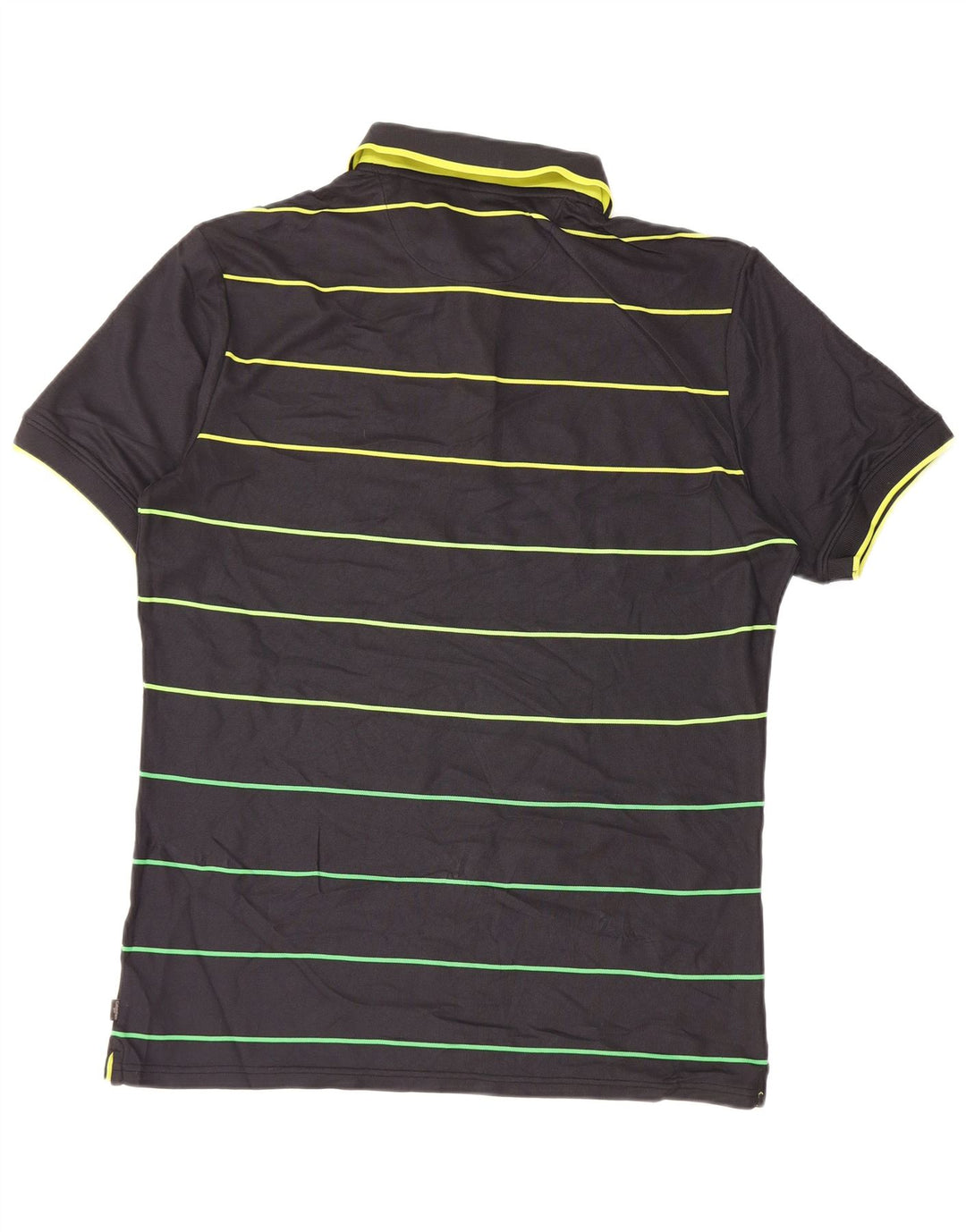 Calvin Klein muška polo majica za golf Srednji crni prugasti poliester