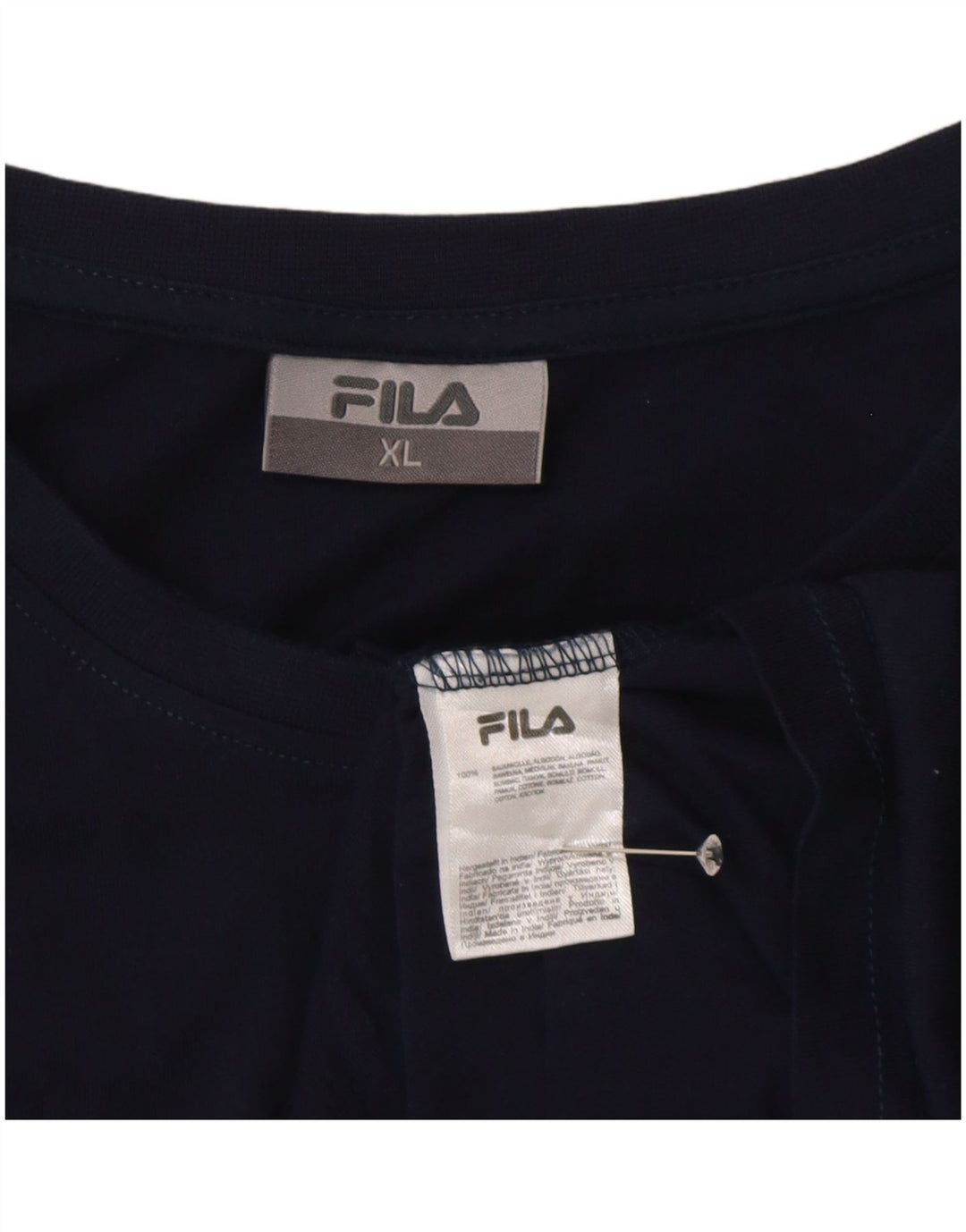 Fila muška majica XL tamnoplavi pamuk