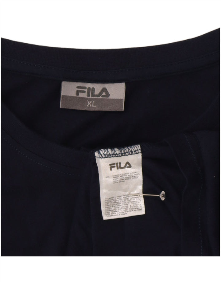 Fila muška majica XL tamnoplavi pamuk