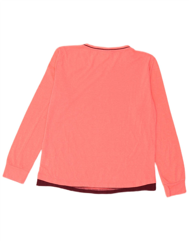 Lotto ženska majica dugih rukava UK 14 veliki ružičasti poliester