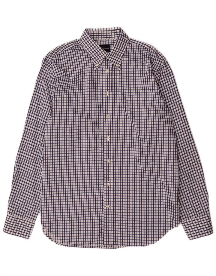 ROY ROBSON Muška košulja veličina 41 16 veliki tamnoplavi karirani pamuk