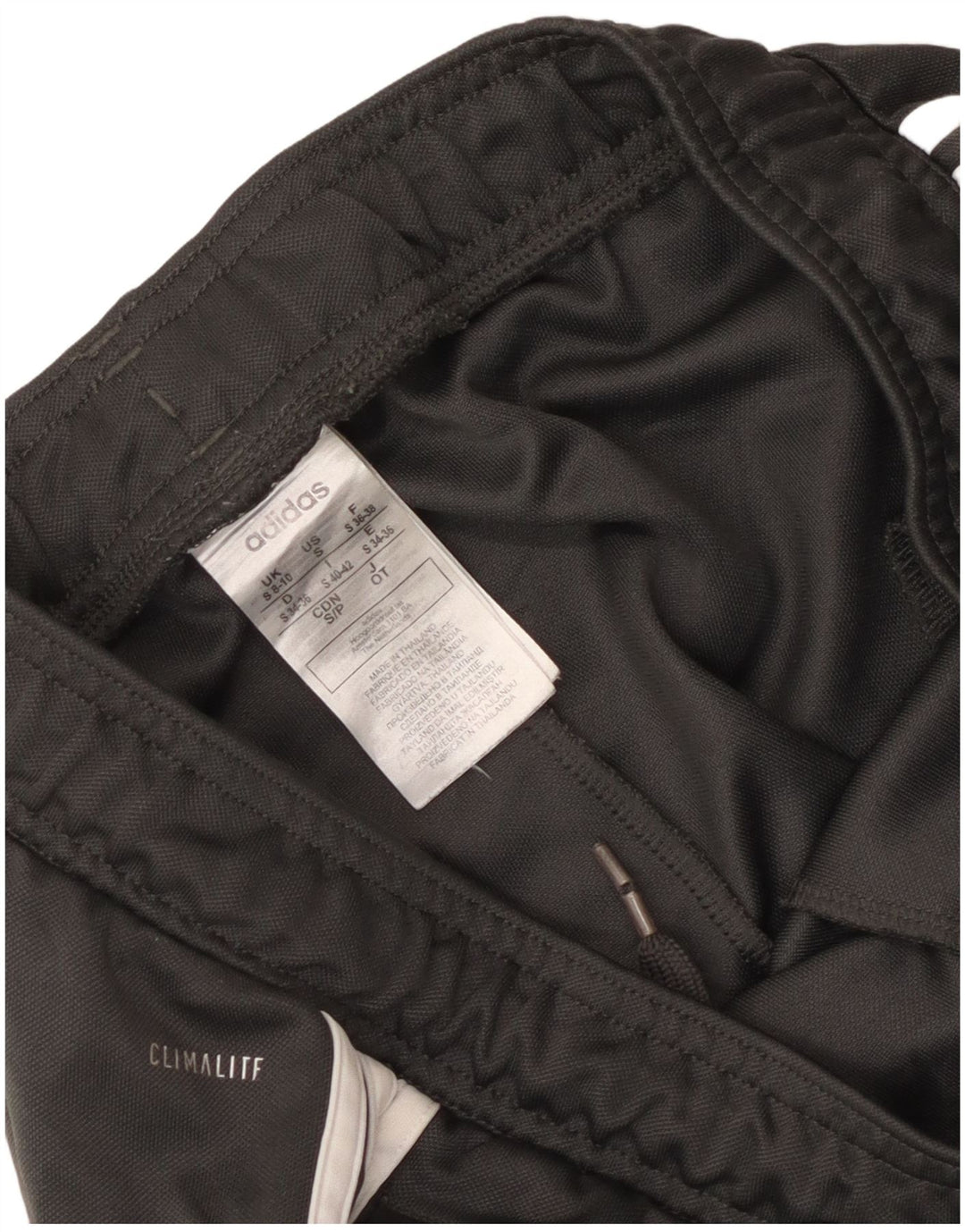 Adidas muške hlače za trenirku UK 8/10 male crne poliesterske
