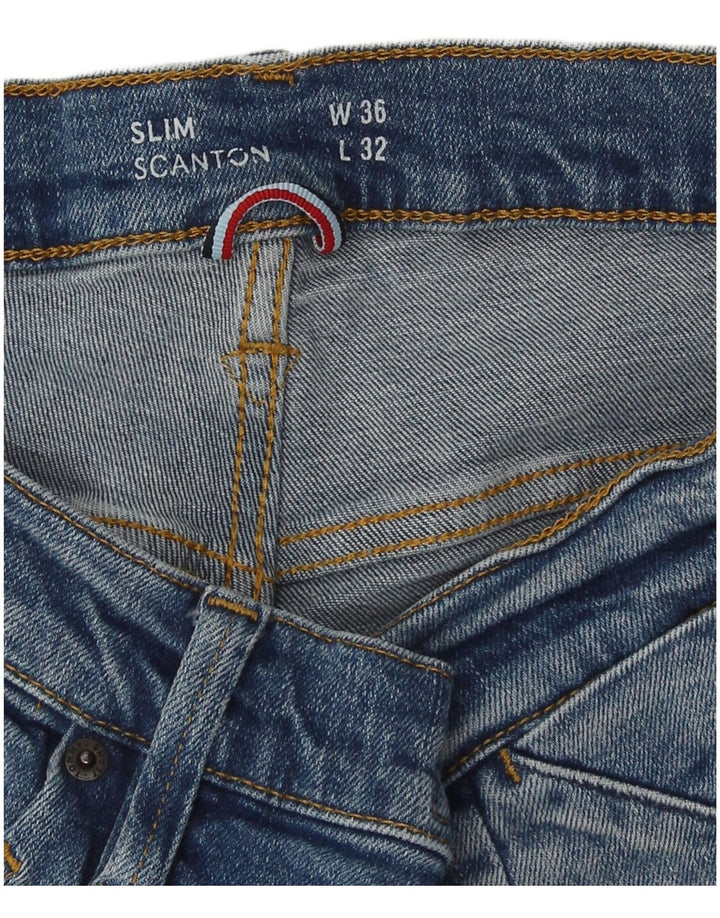 Tommy Hilfiger Mens Scanton Slim Jeans W36 L32 Plava