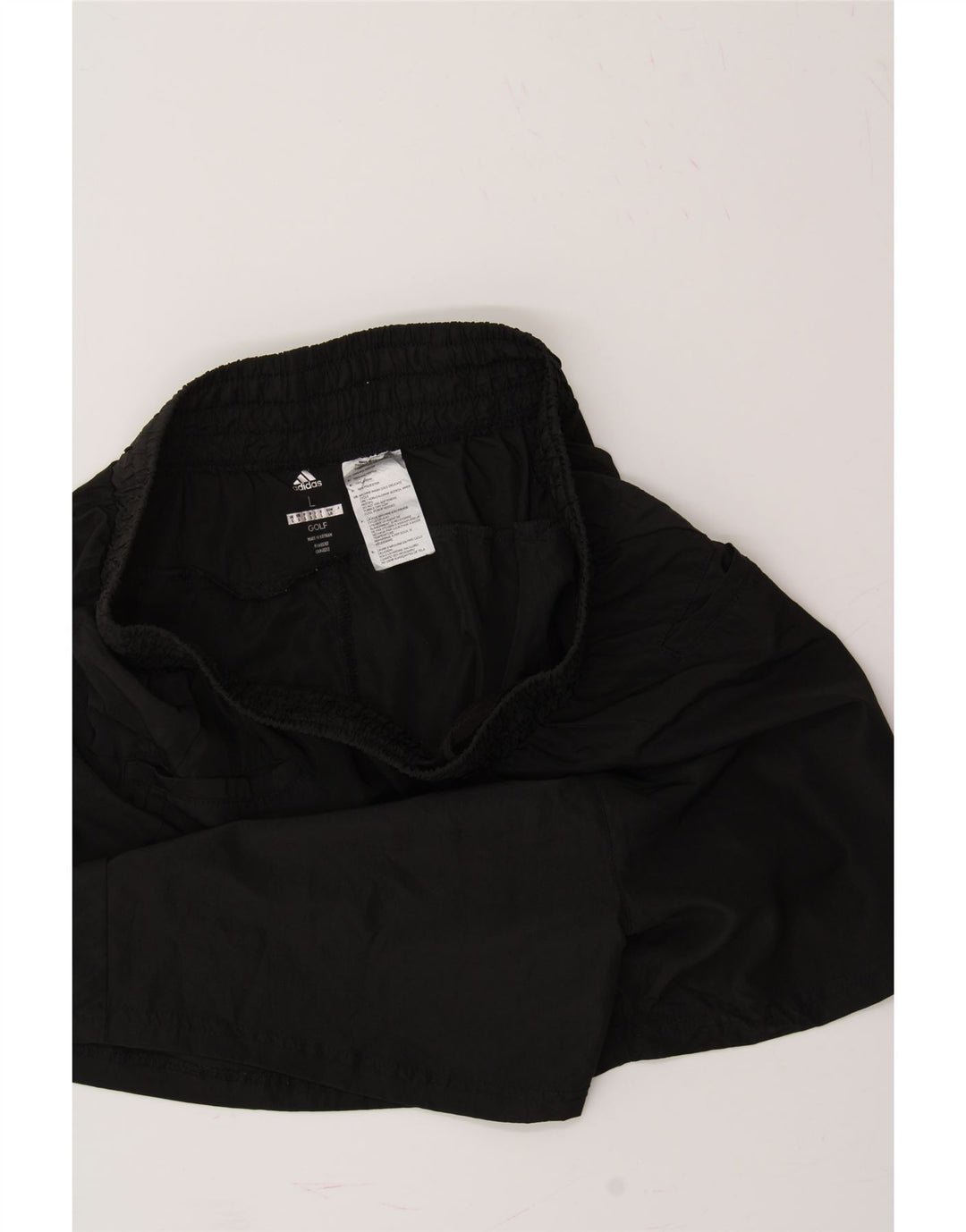 ADIDAS Womens Golf Sport Shorts UK 14 Large  Black Polyester Vintage Adidas and Second-Hand Adidas from Messina Hembry 