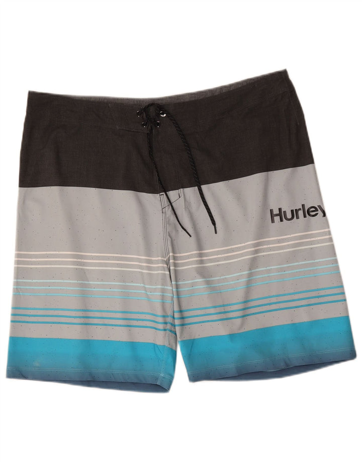 Hurley muške kratke hlače za plivanje Phantom s velikim raznobojnim prugama