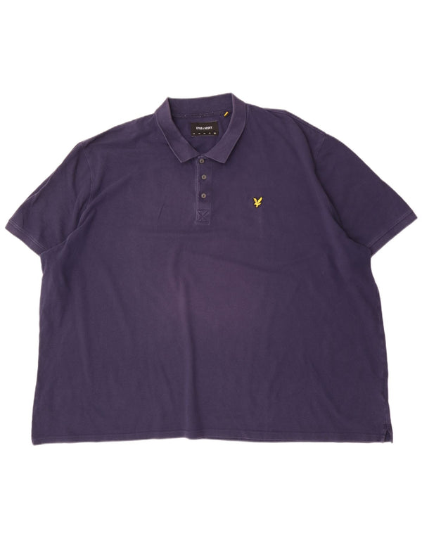 Lyle & Scott muška polo majica 5XL tamnoplavi pamuk