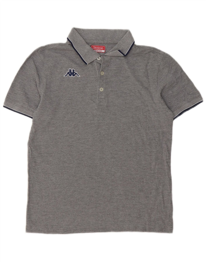 Kappa polo majica za dječake 13-14 godina srednje sivi pamuk