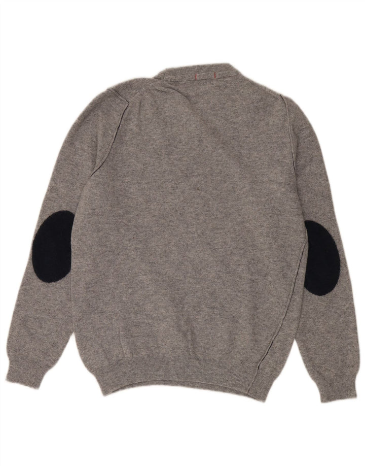 Woolrich ženski džemper s okruglim izrezom UK 16 Veliki sivi vuneni