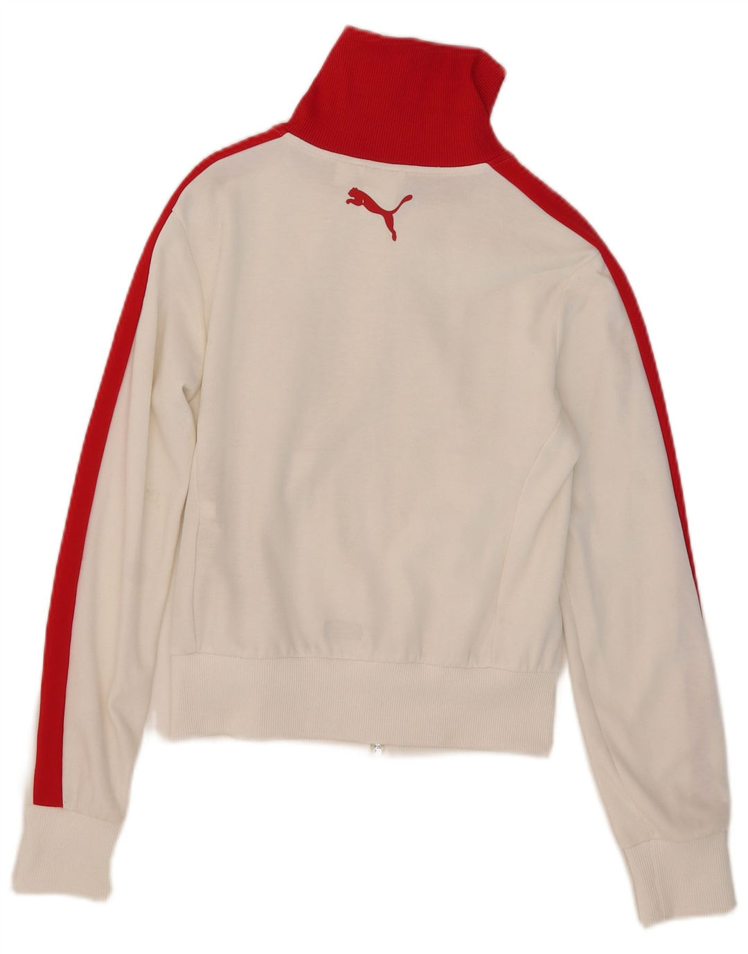 Puma ženska gornja jakna kratke trenirke UK 10 Small White Colourblock