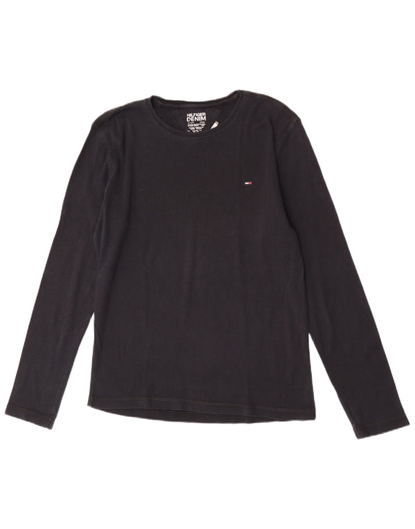 Tommy Hilfiger ženska majica dugih rukava UK 18 XL crni pamuk