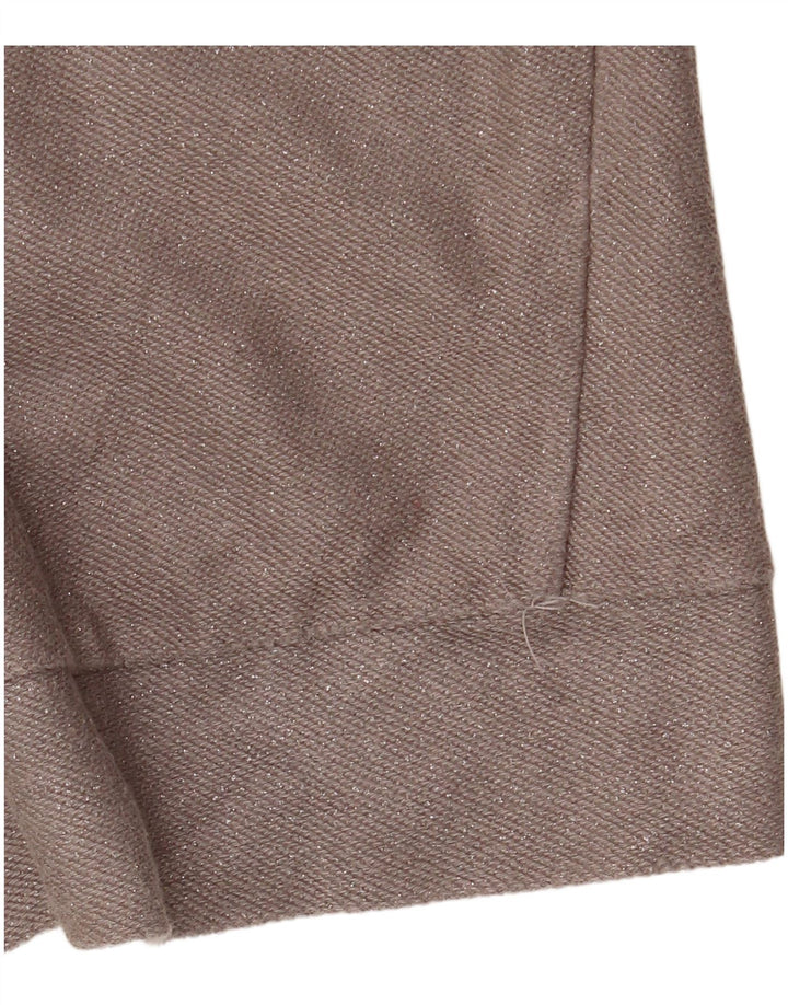 ZARA ženski veliki džemper s veznim izrezom UK 10 Mali sivi