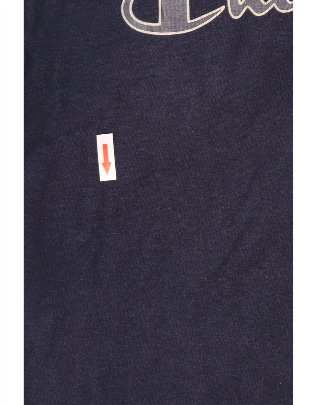 Gornji dio muške majice s grafičkim motivima Champion Srednje tamnoplavi pamuk