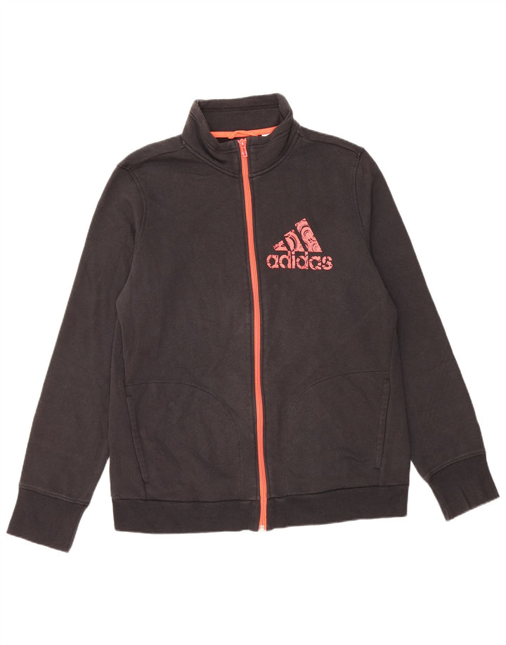 ADIDAS ženska gornja jakna trenirke s grafičkim motivima UK 16 velika siva