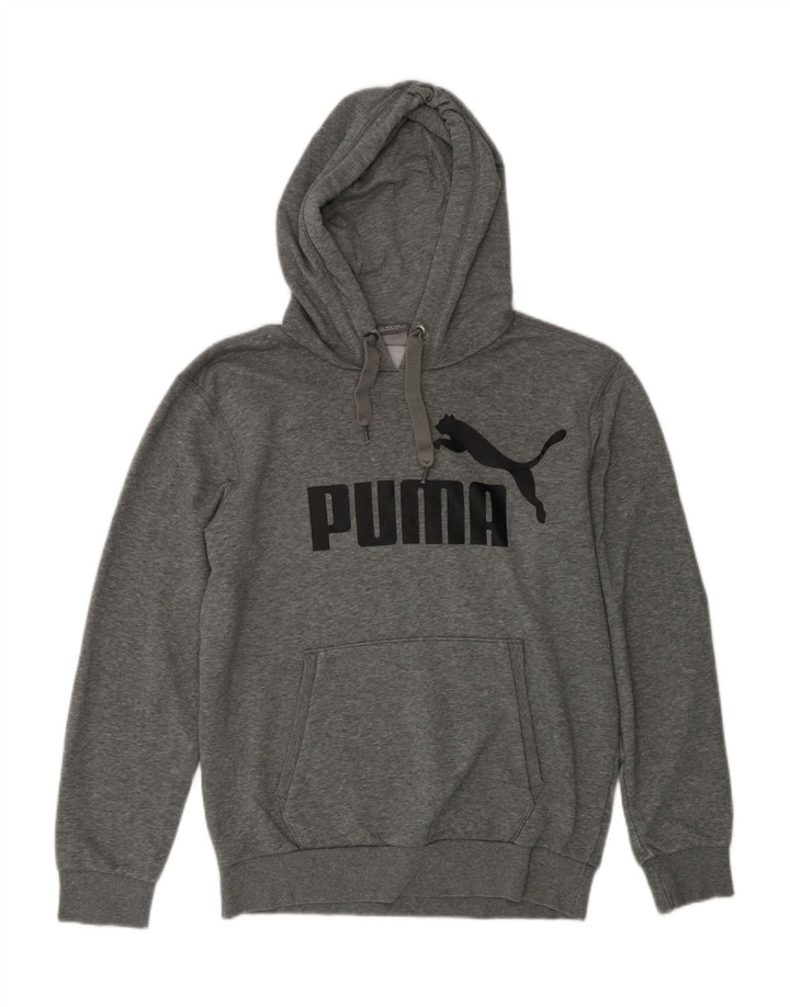 PUMA muška majica s kapuljačom s kapuljačom, mali sivi flekasti poliester