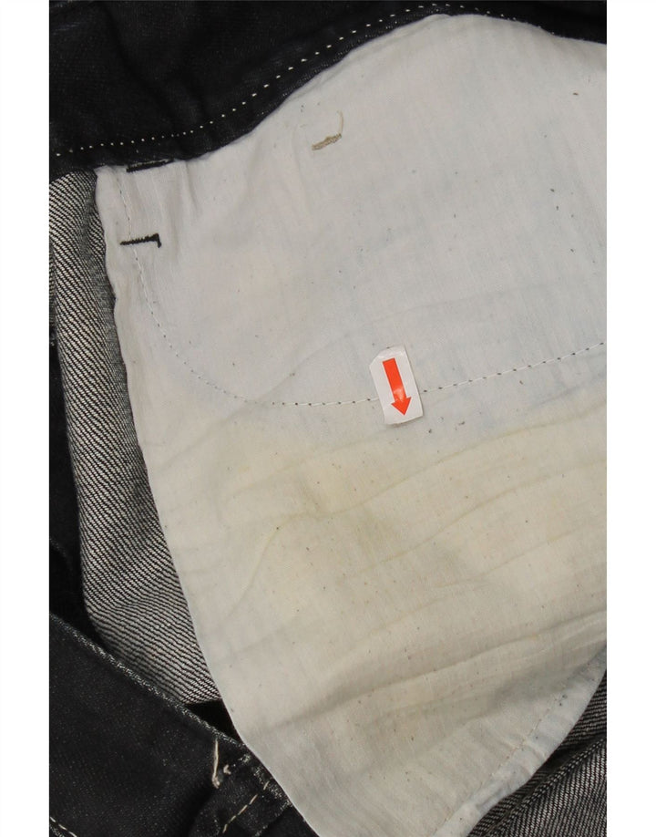 JACK & JONES Muške ravne traperice W32 L34 tamnoplavi pamuk