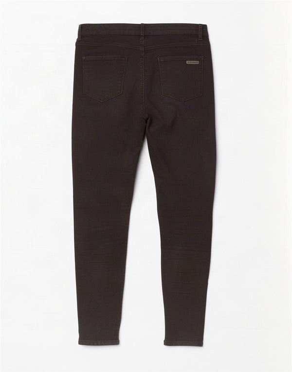 Marks & Spencer ženske kratke jegging traperice UK 14 Large W32 L27 crni pamuk