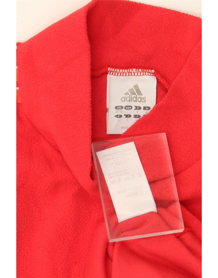 Adidas muški džemper od flisa UK 38/40 Srednje crveni poliester