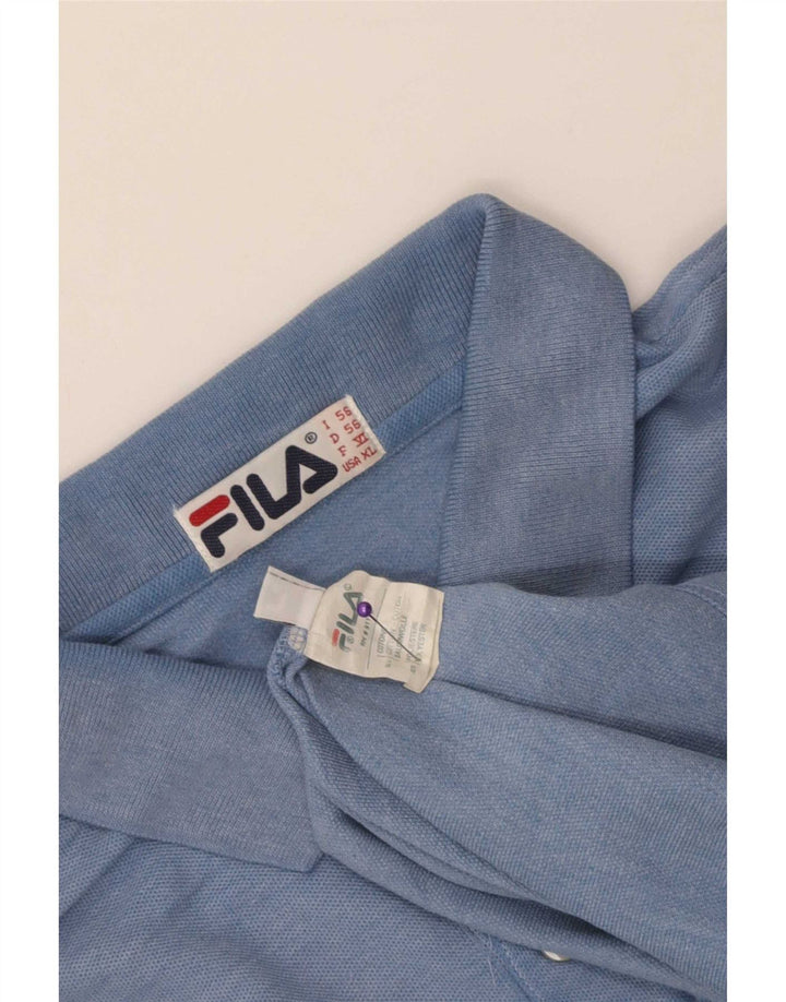 Fila muška polo majica XL plavi pamuk