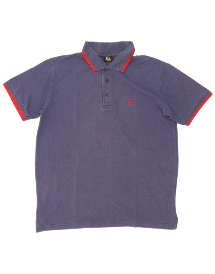 Lee muška polo majica Large Blue Pamuk