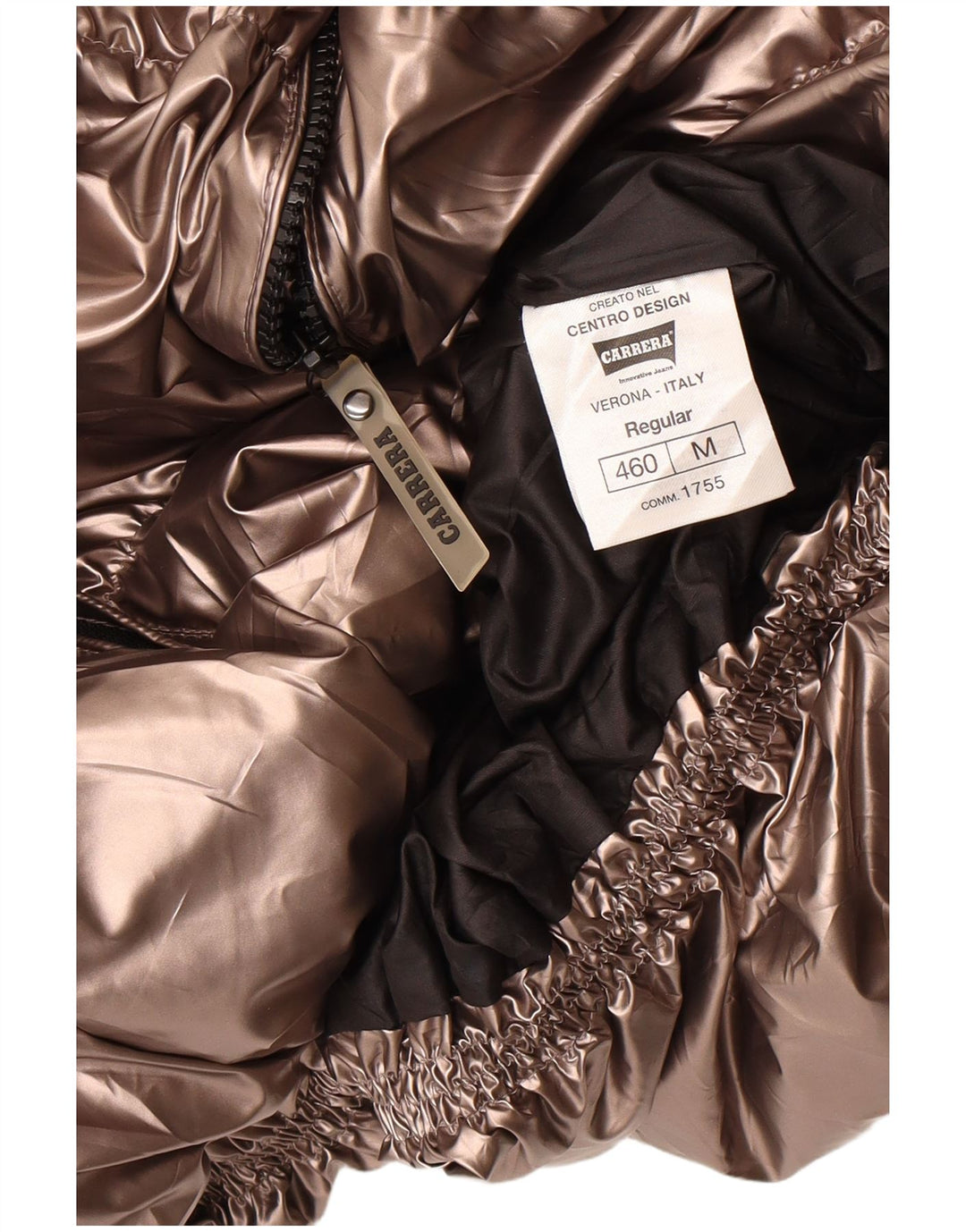 Carrera ženska podstavljena jakna s kapuljačom UK 14 srednje zlatne boje od poliestera