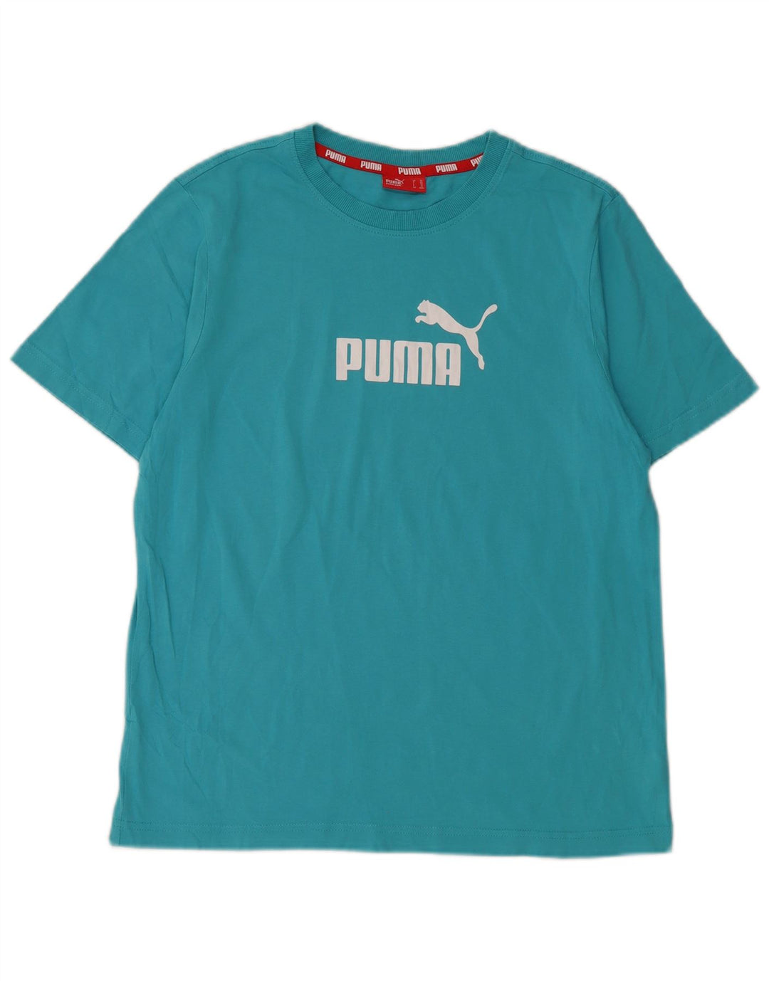 PUMA majica kratkih rukava s grafičkim motivima 13-14 godina, plavi pamuk