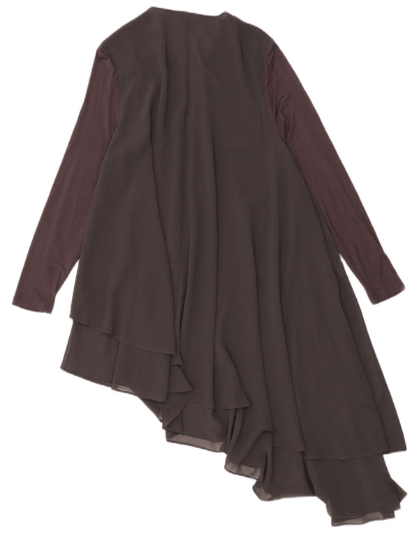 MINT VELVET ženska asimetrična haljina UK 16 Large Grey Colourblock