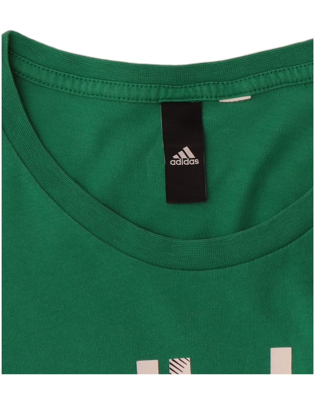Adidas muška majica s grafičkim motivima srednje zelene boje
