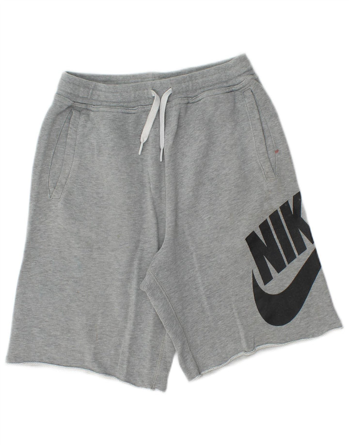Nike Boys Graphic Sport Shorts 12-13 Years Large Grey Pamuk