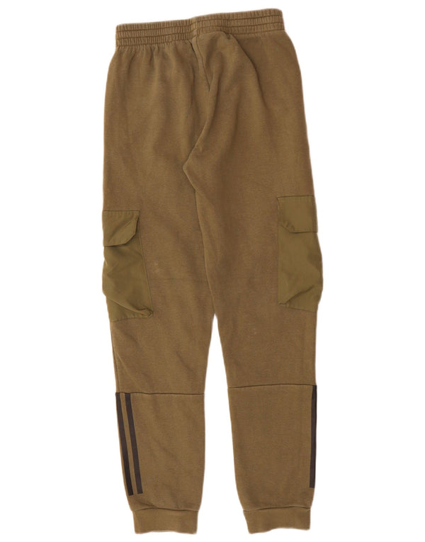 ADIDAS Boys Cargo Trenirka Hlače Joggers 11-12 godina kaki pamuk