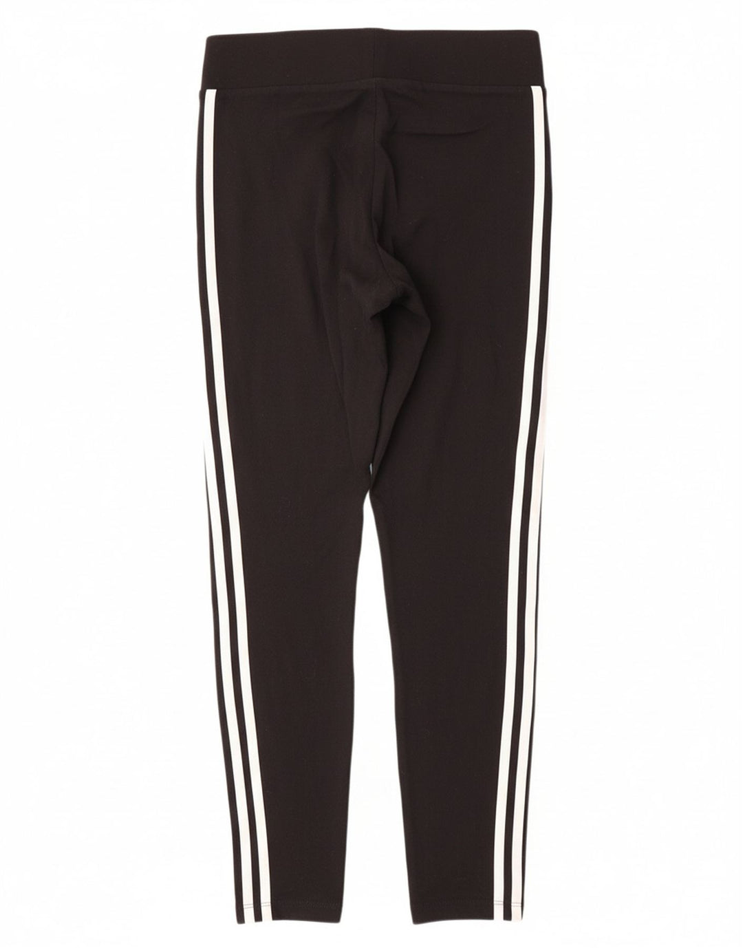 ADIDAS Womens Leggings UK 12 Medium Black Cotton