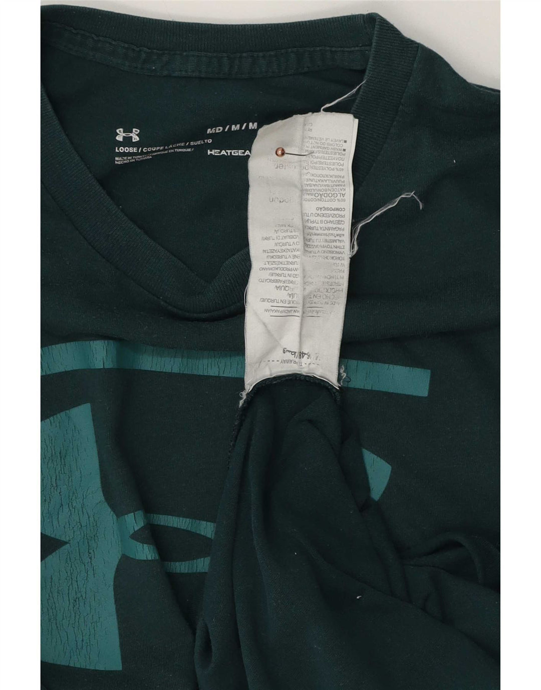 Under Armour muška grafička majica kratkih rukava Srednje zeleni pamuk