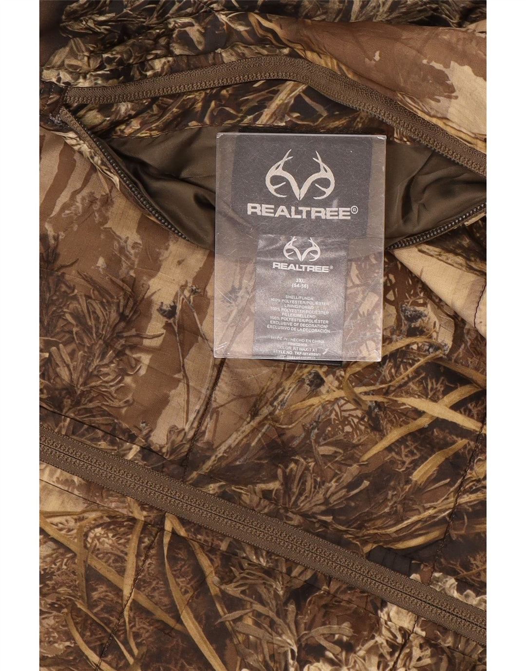 REALTREE Muška dvostruka jakna IT 54/56 3XL smeđa kamuflažna poliester