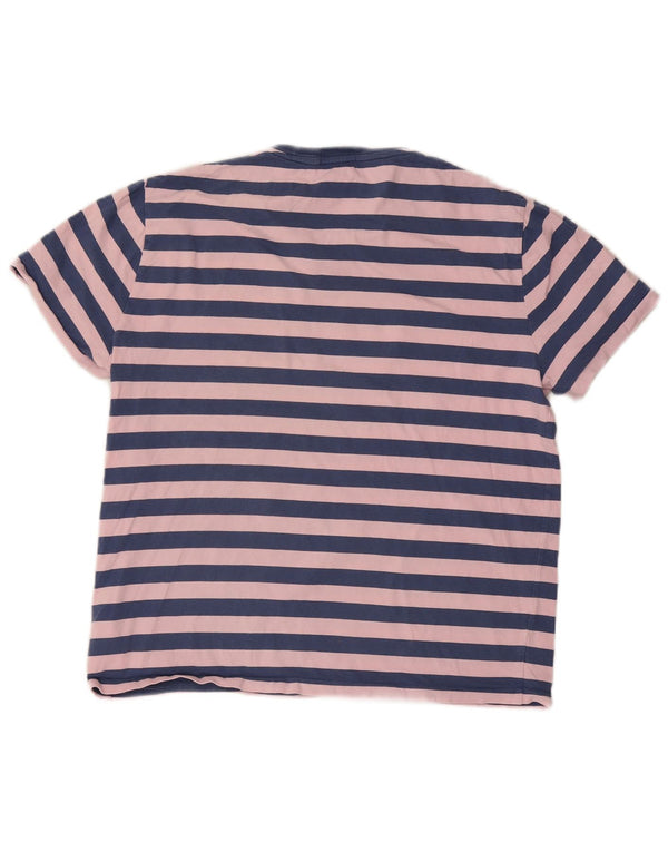 Polo Ralph Lauren muška majica kratkih rukava prilagođenog kroja s velikim ružičastim prugama