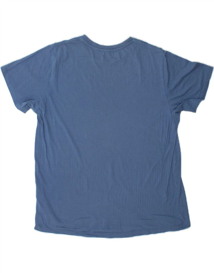 LEVI'S Mens Graphic T-Shirt Top XL Blue Cotton Vintage Levi's and Second-Hand Levi's from Messina Hembry 