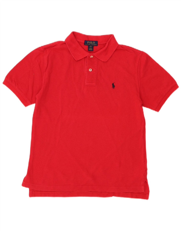 RALPH LAUREN Polo majica 10-11 godina Srednje crvena pamuk