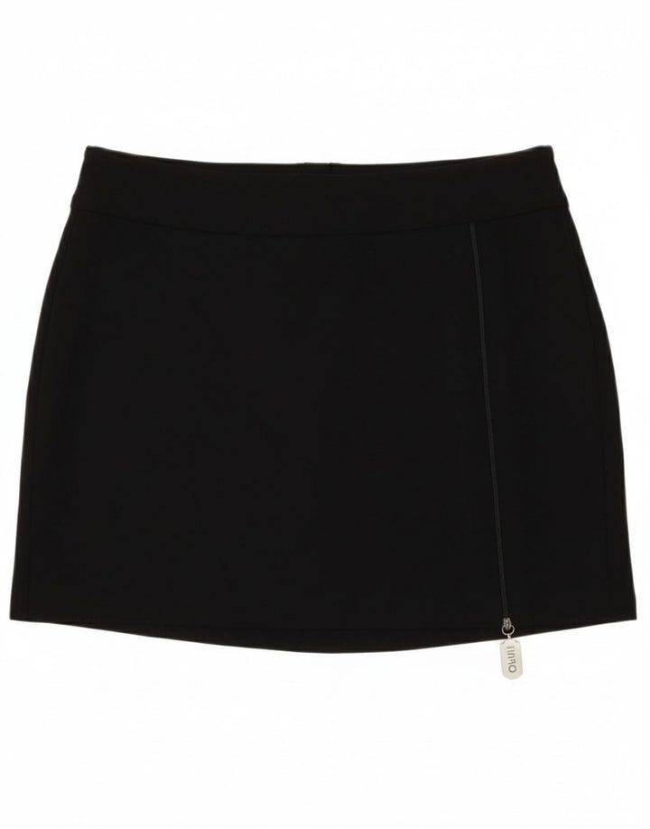LIU JO Womens Mini Skirt IT 44 Medium W30  Black