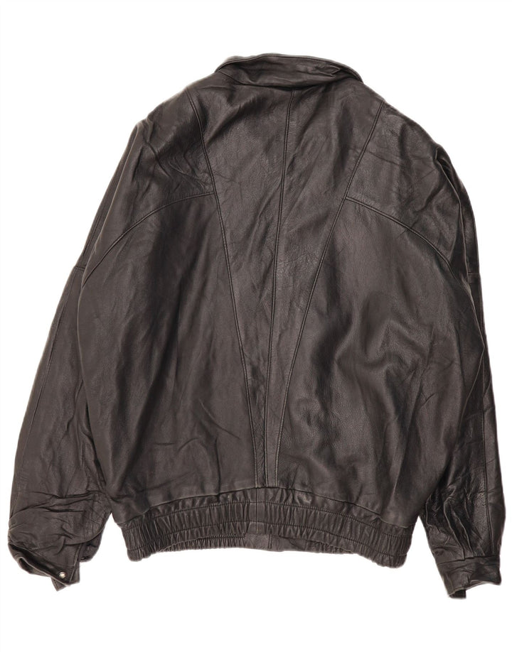 VINTAGE muška kožna jakna UK 42 XL crna