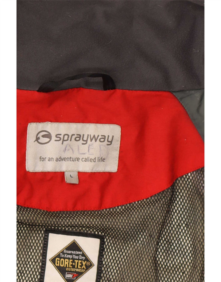Sprayway Muška Gore-Tex kišna jakna UK 40 Large Green Colourblock poliamid