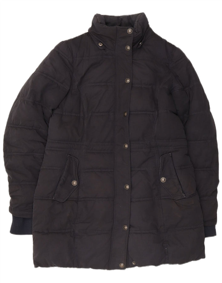 Fat Face ženska podstavljena jakna UK 12 Srednji crni poliester