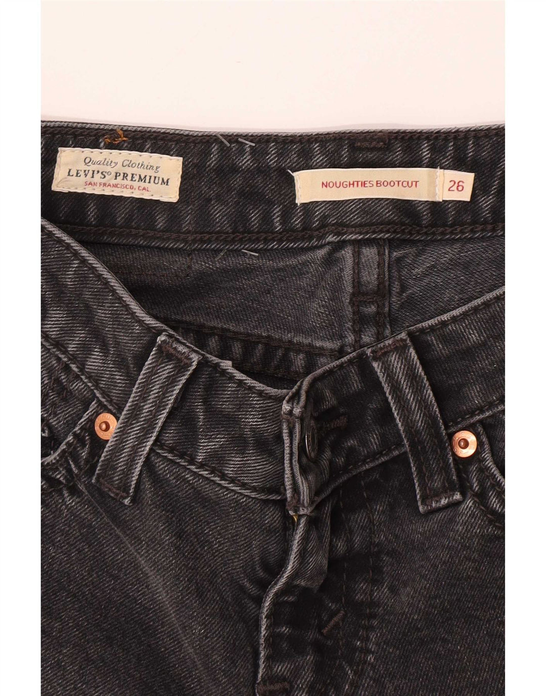 Levi's ženske traperice s bootcutom W26 L29 sive