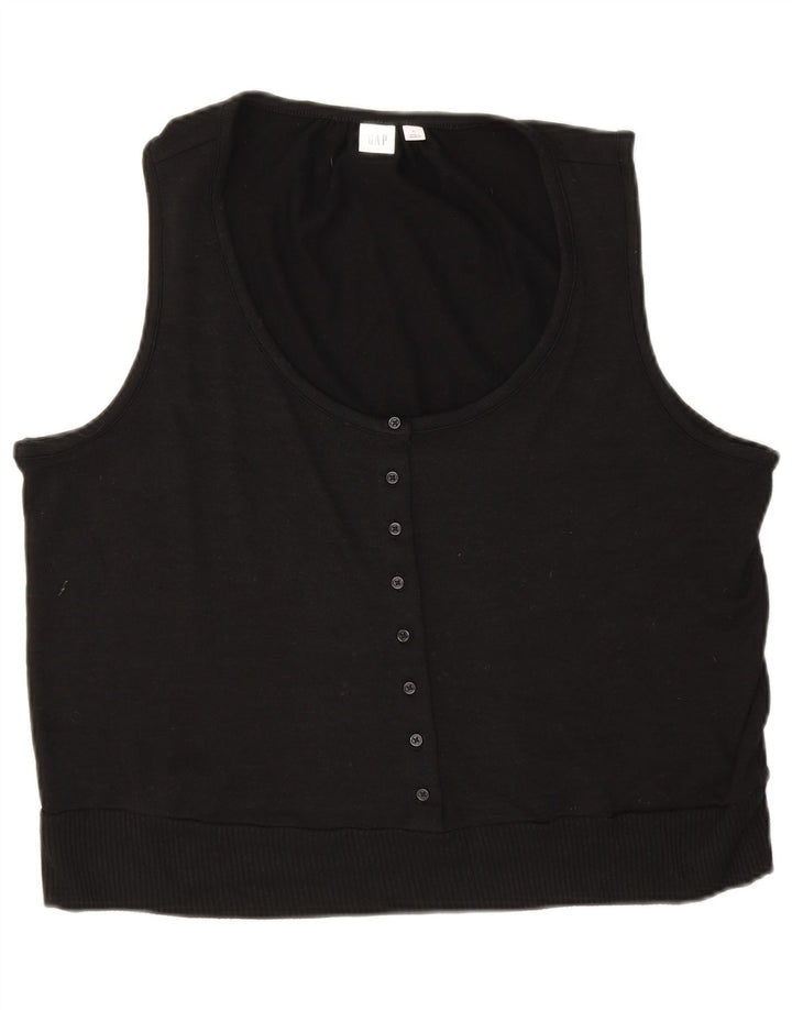 Gap ženski gornji dio bluze bez rukava UK 18 XL crni poliester