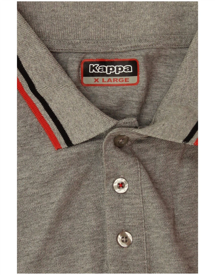 Kappa muška polo majica XL siva s pjegama