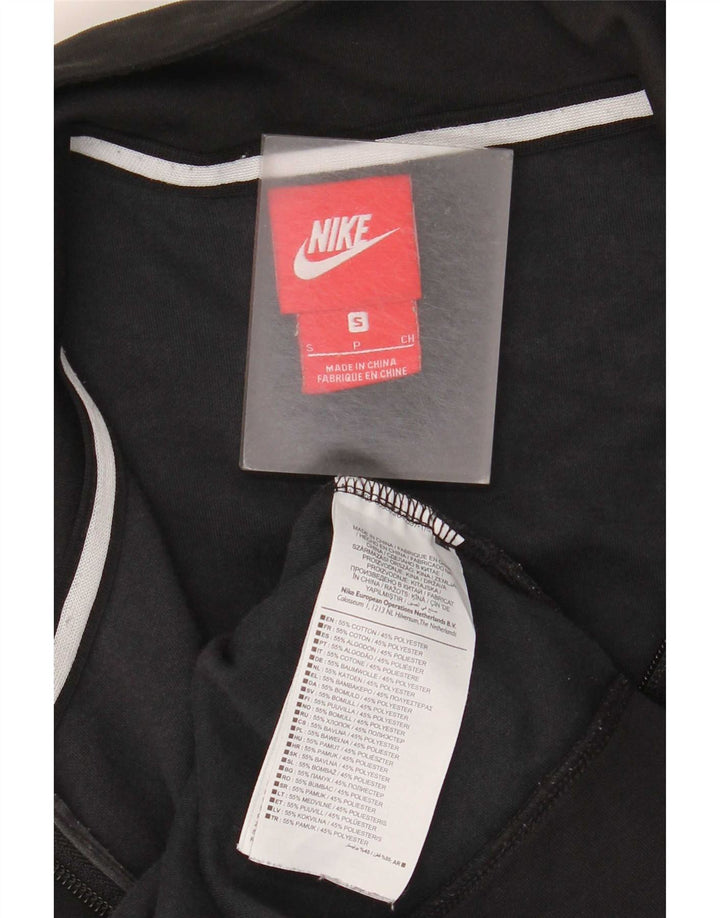 Nike muška gornja jakna od trenirke Mala crna pamučna boja