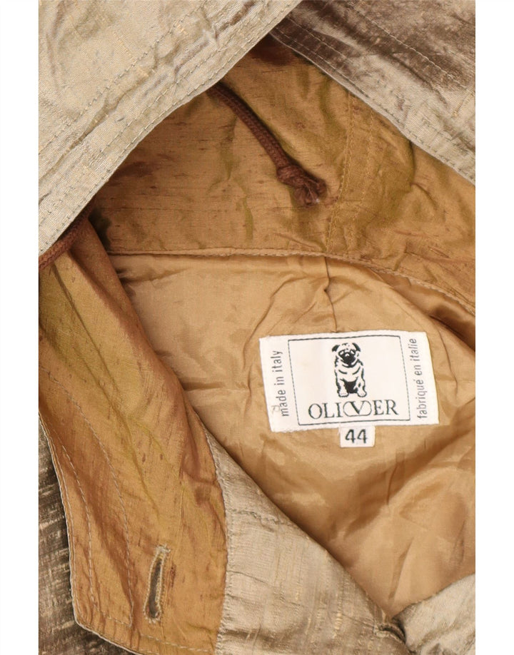 OLIVER BY VALENTINO Ženski preveliki kaput s kapuljačom IT 44 Srednje bež