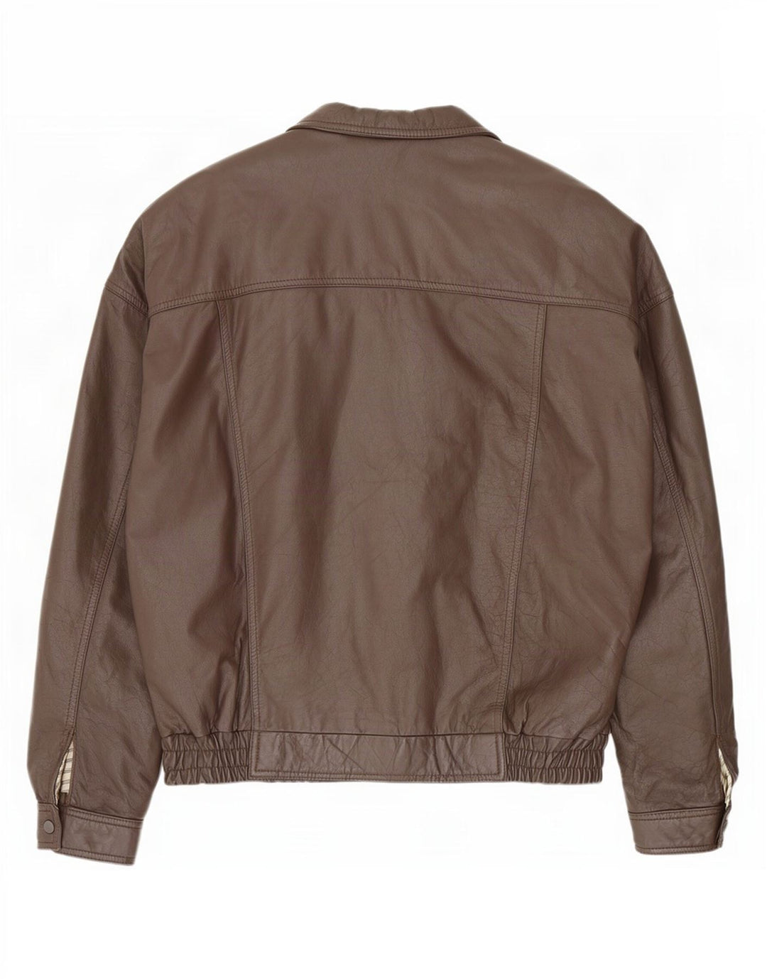 Vintage muška bomber kožna jakna IT 58 4XL smeđa