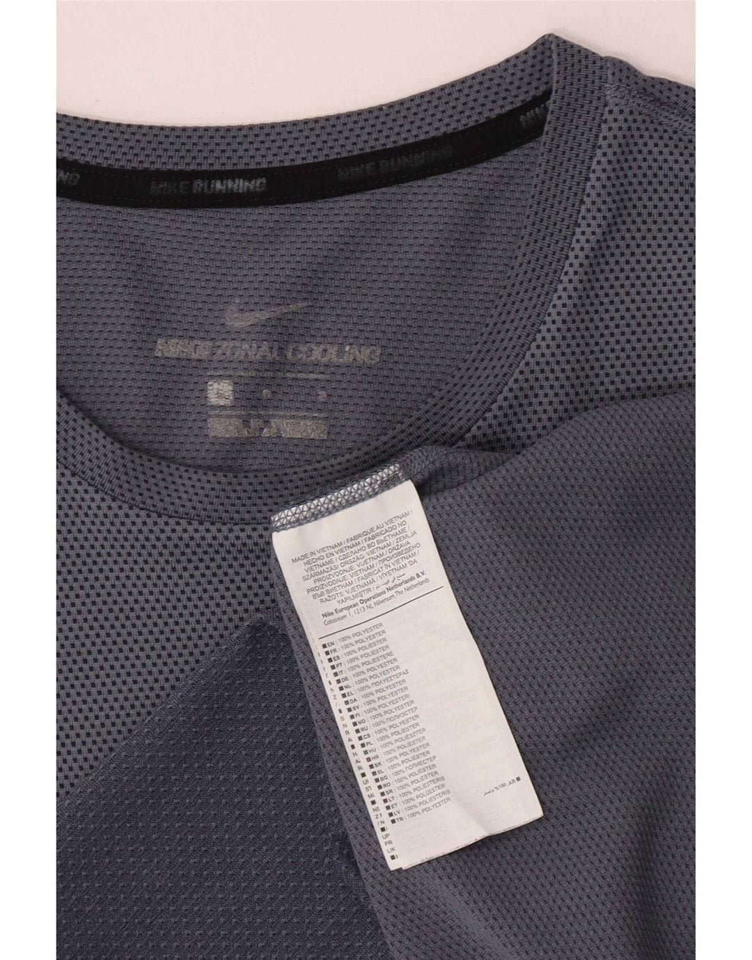 Nike Muška majica kratkih rukava Veliki plavi flekasti poliester