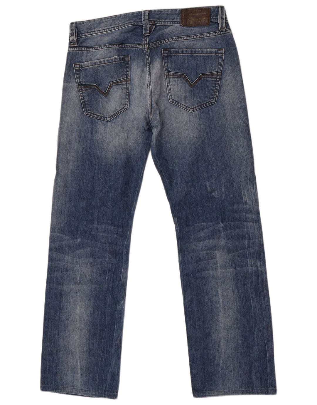 Diesel Mens Larkee Regular Straight Jeans W31 L30 Plavi pamuk